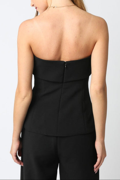 Black Tube Top Set