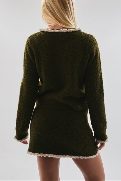 Olive Sweater Set