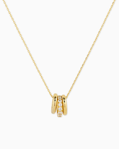 CZ Charm Pendant Necklace