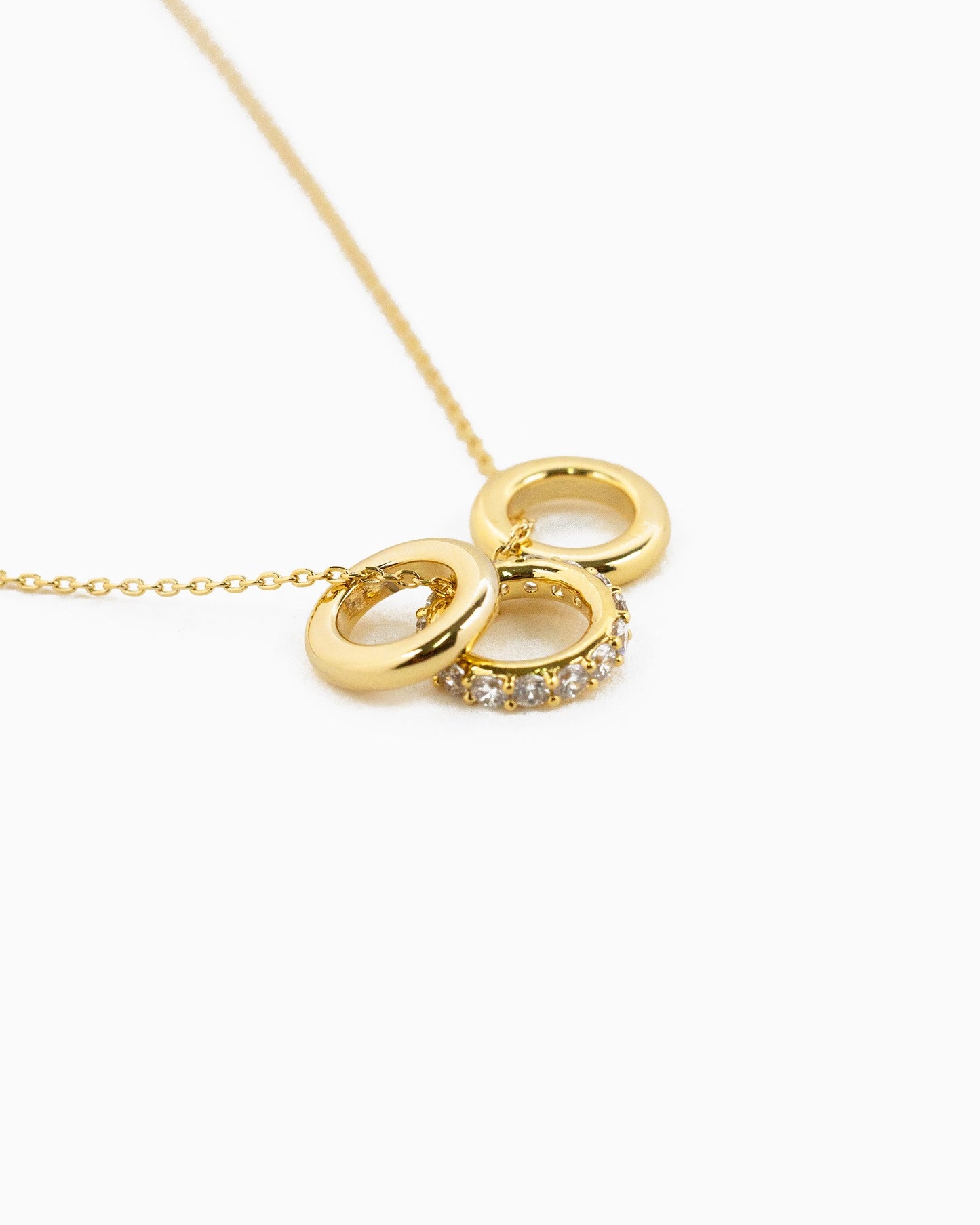 CZ Charm Pendant Necklace