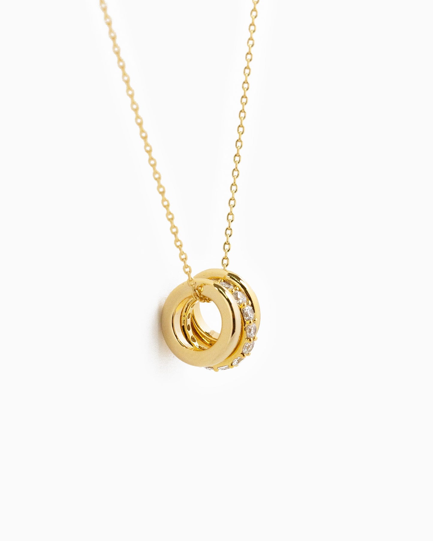 CZ Charm Pendant Necklace