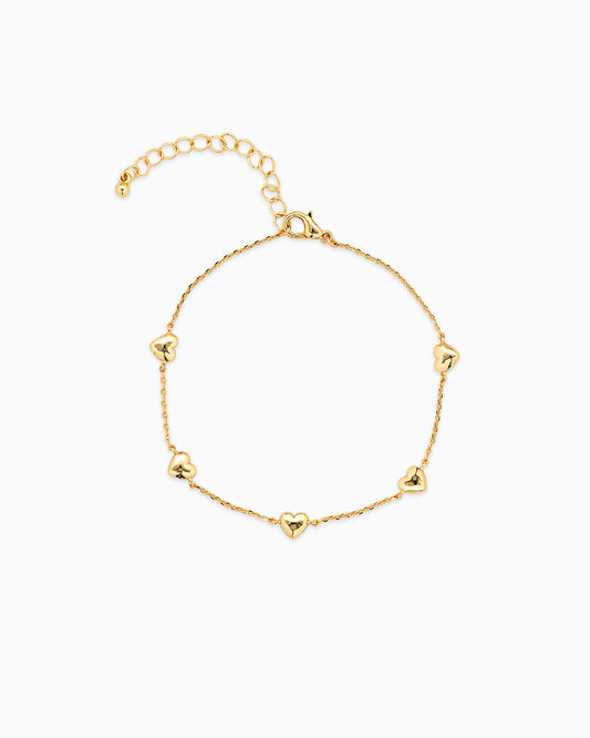 Heart Pendant Bracelet