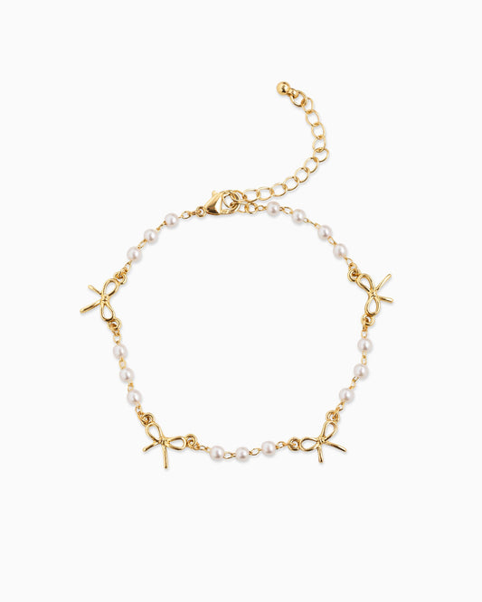 Pearl Bow Bracelet