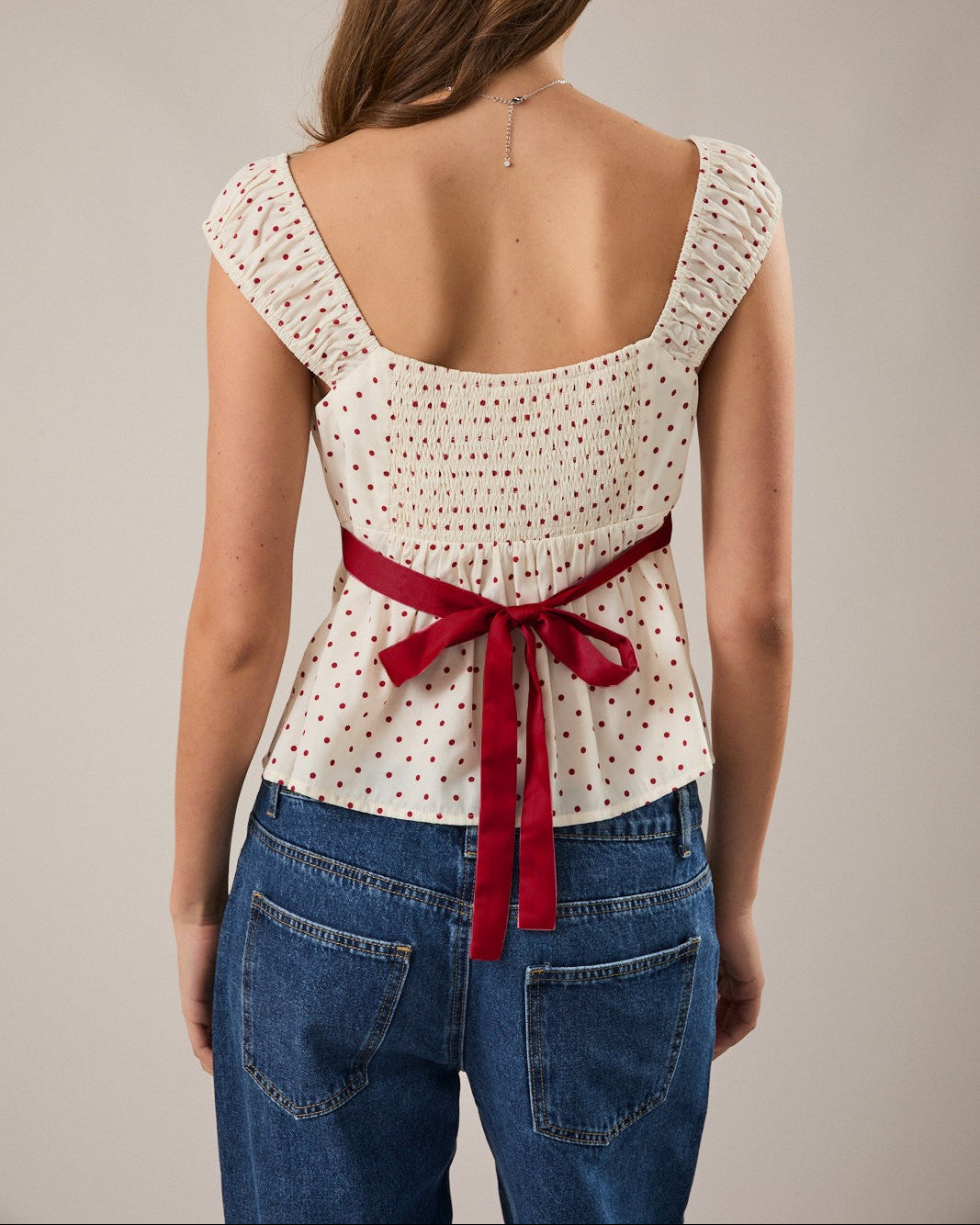 Be Mine Polka Dot Top